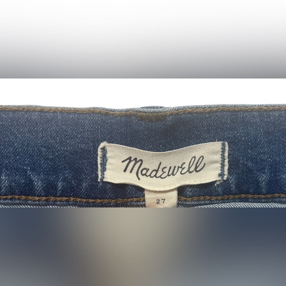 🎉HP🎉 Madewell McCarren 2 Toned Wash Denim Skirt Size 27 EUC - Picture 2 of 9